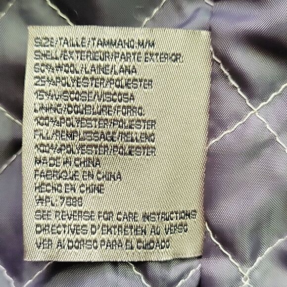 Utex Wool Blend Men's Plaid Coat Jacket Size M - Picture 10 of 15